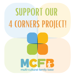 The text reads "Support our 4 Corners Project!"