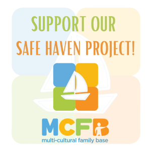Text reads "Support our Safe Haven Project!"